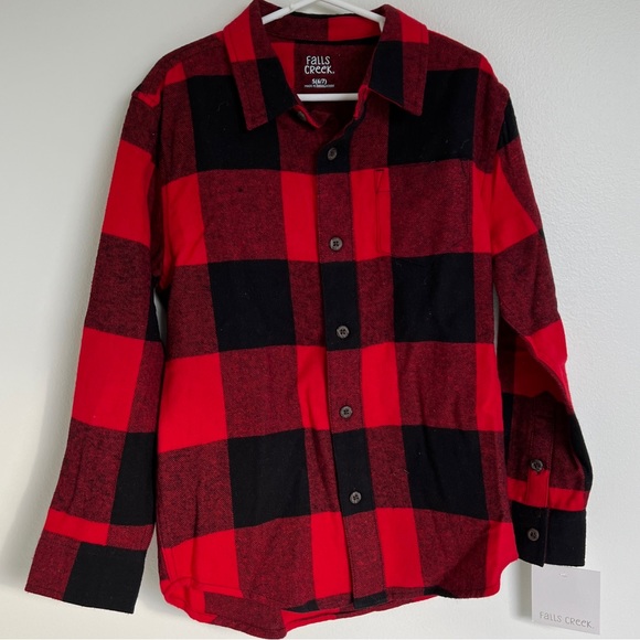 Falls Creek Buffalo Plaid Flannel Shirt. NWT! - Picture 2 of 5